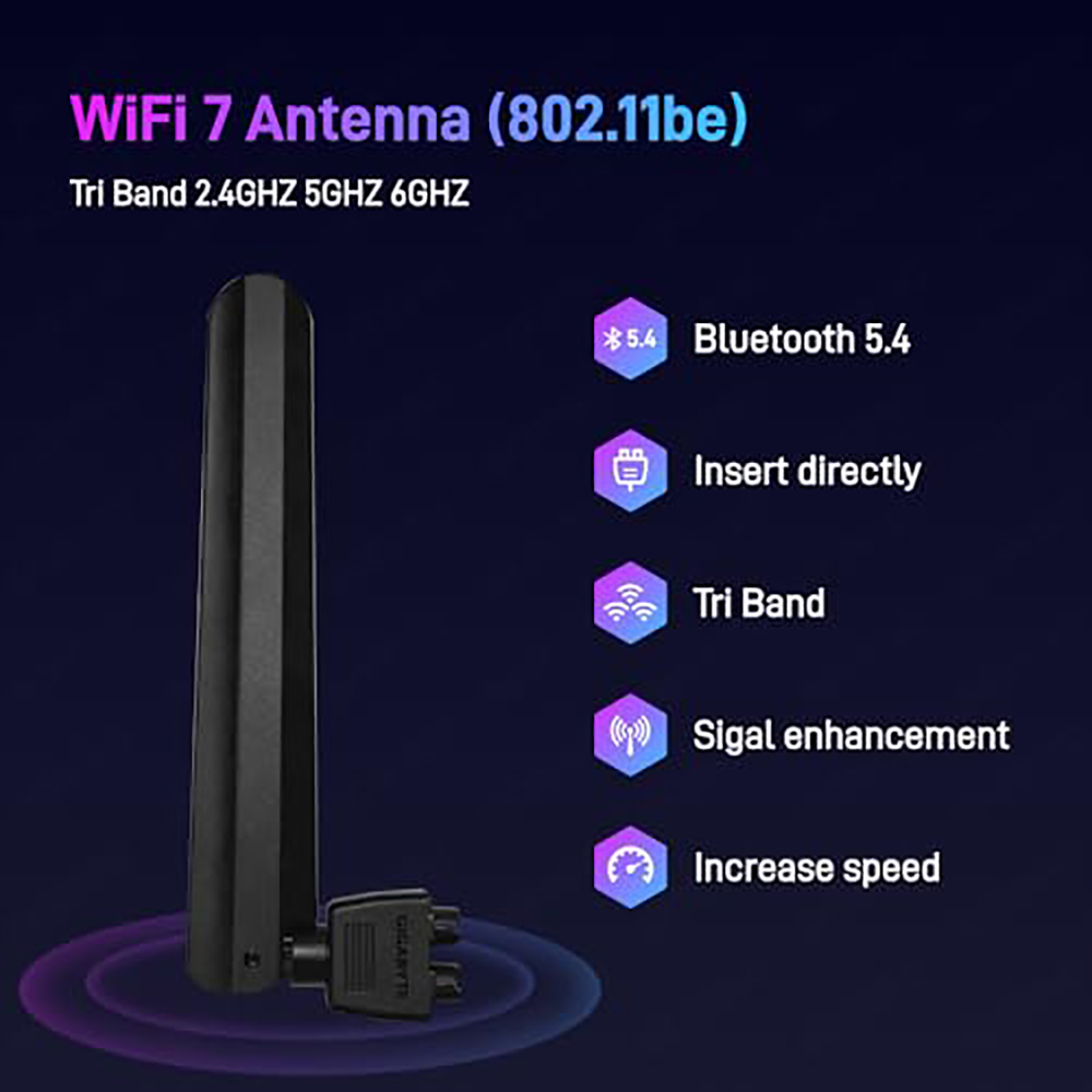 Антенна EZ-Plug WIFI 7 для мат – обзор и цена Z890 Wi-Fi 7 Motherboard